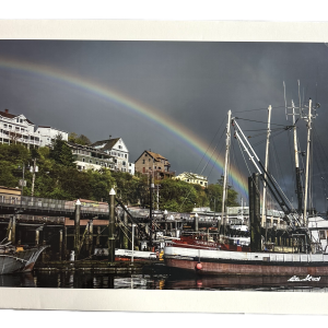 Peter Strait Photograph (City Float and Rainbow)