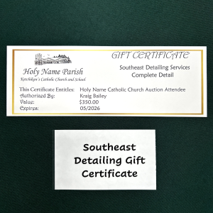 Southeast Detailing Gift Certificate