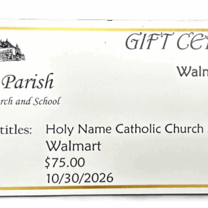 Walmart Gift Certificate